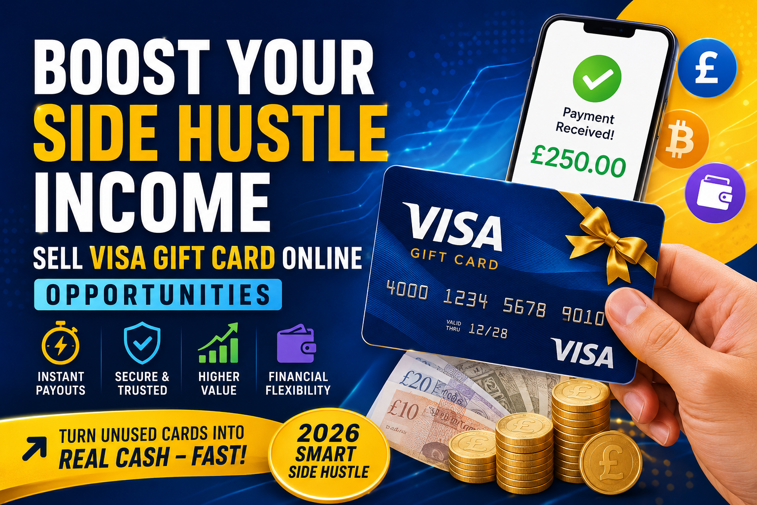 sell visa gift card online