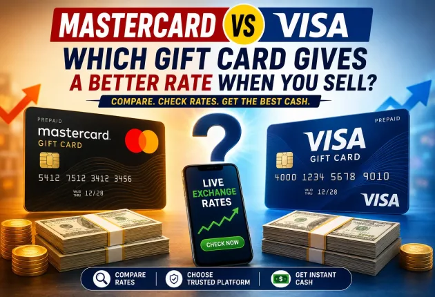Mastercard Gift Card vs Visa Gift Card